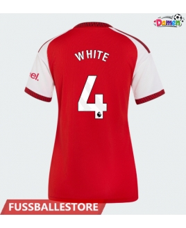 Günstige Arsenal Ben White #4 Heimtrikot Damen 2026-27 Kurzarm